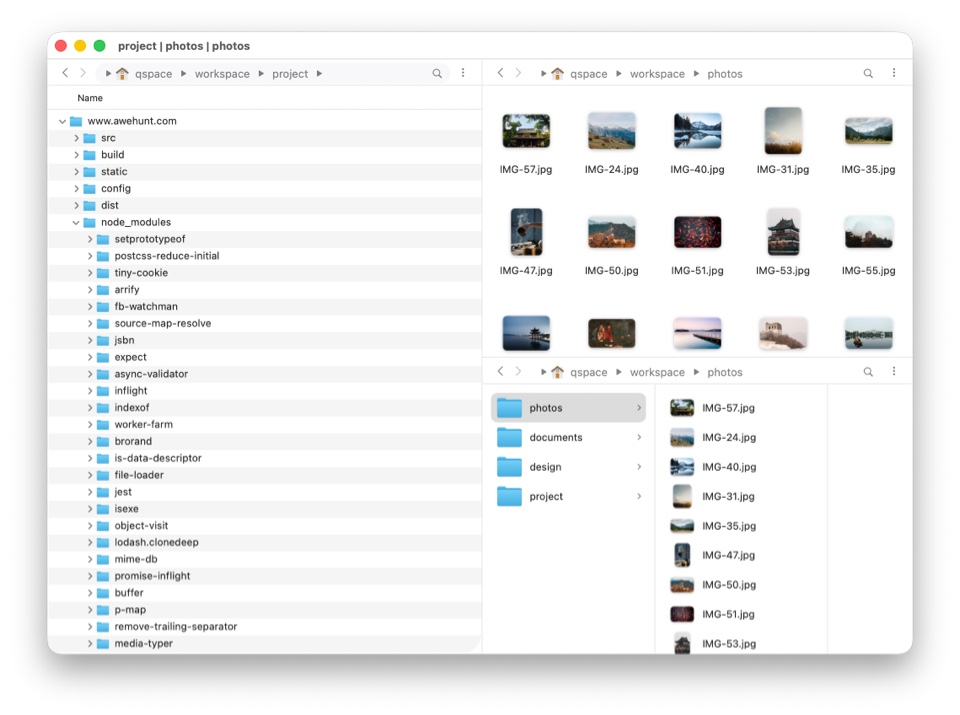 一个窗口、12种布局，灵活切换